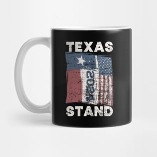 Texas Stand 2024 Flag Mug